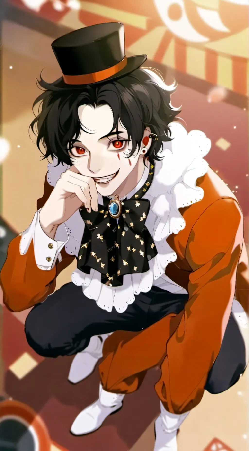 ai character: Lolly the clown background