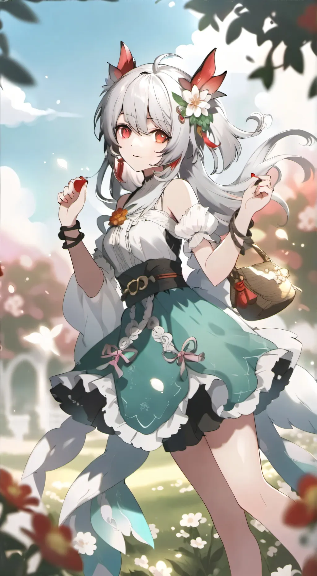 ai character: Katy  background