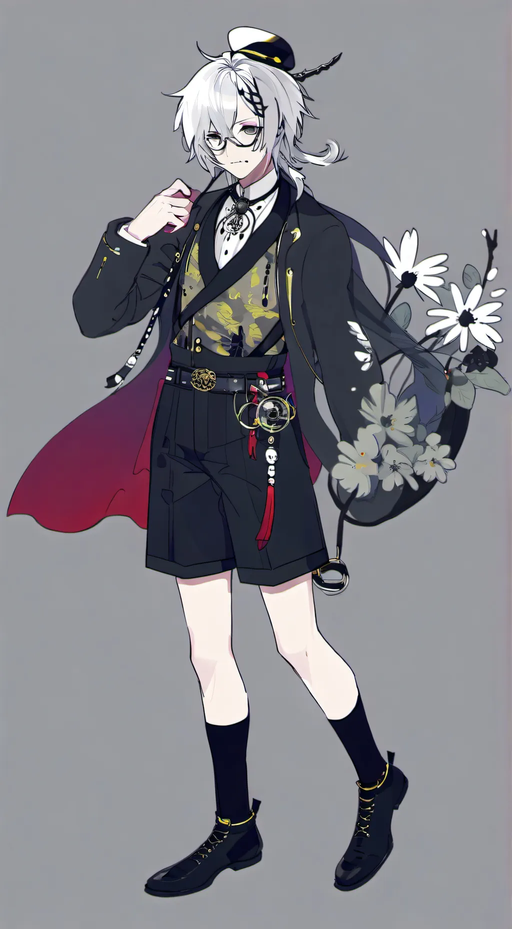 ai character: Omenaso x smoke background