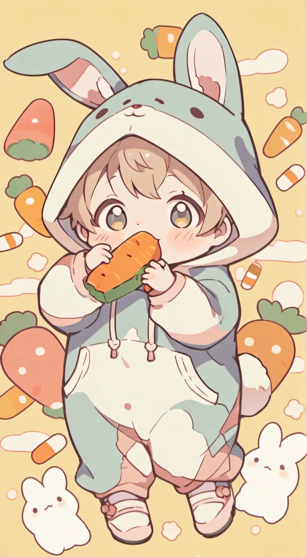 ai character: Hoppy background