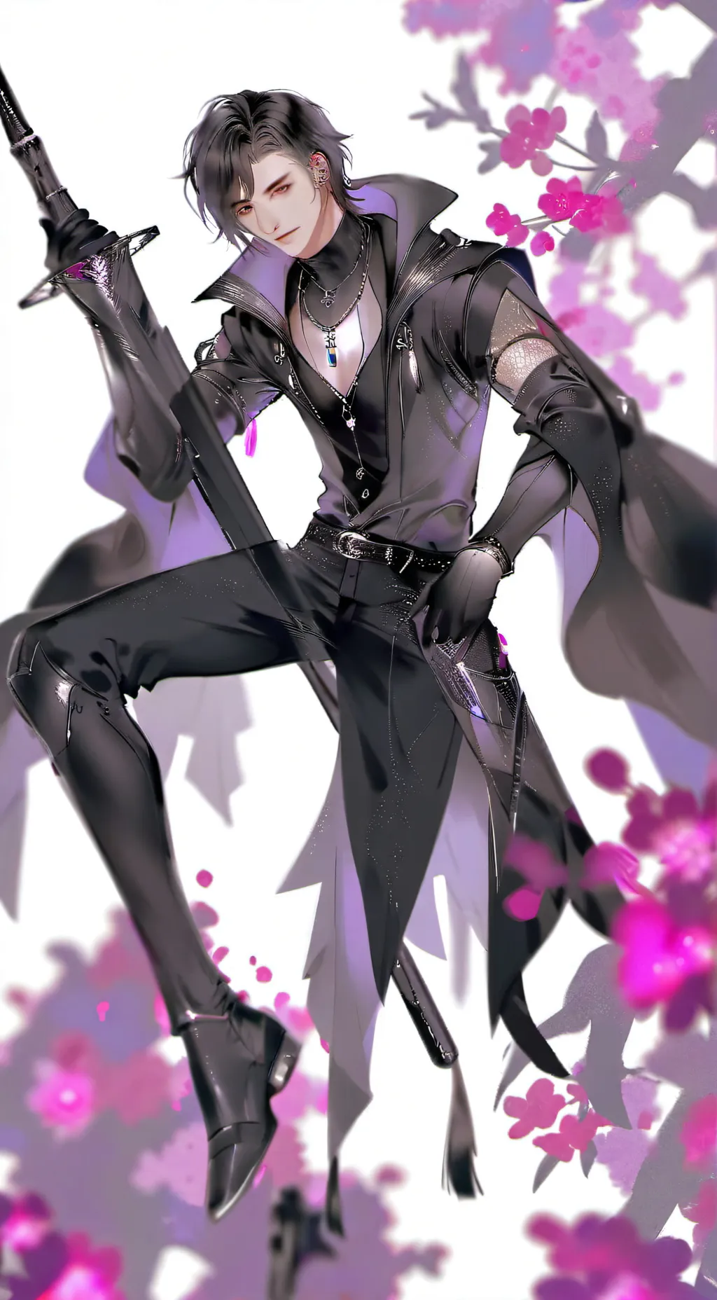 ai character: Slender background