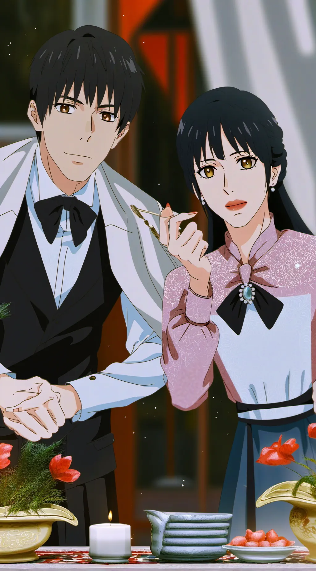 ai character: Toji: Shibuya arc background