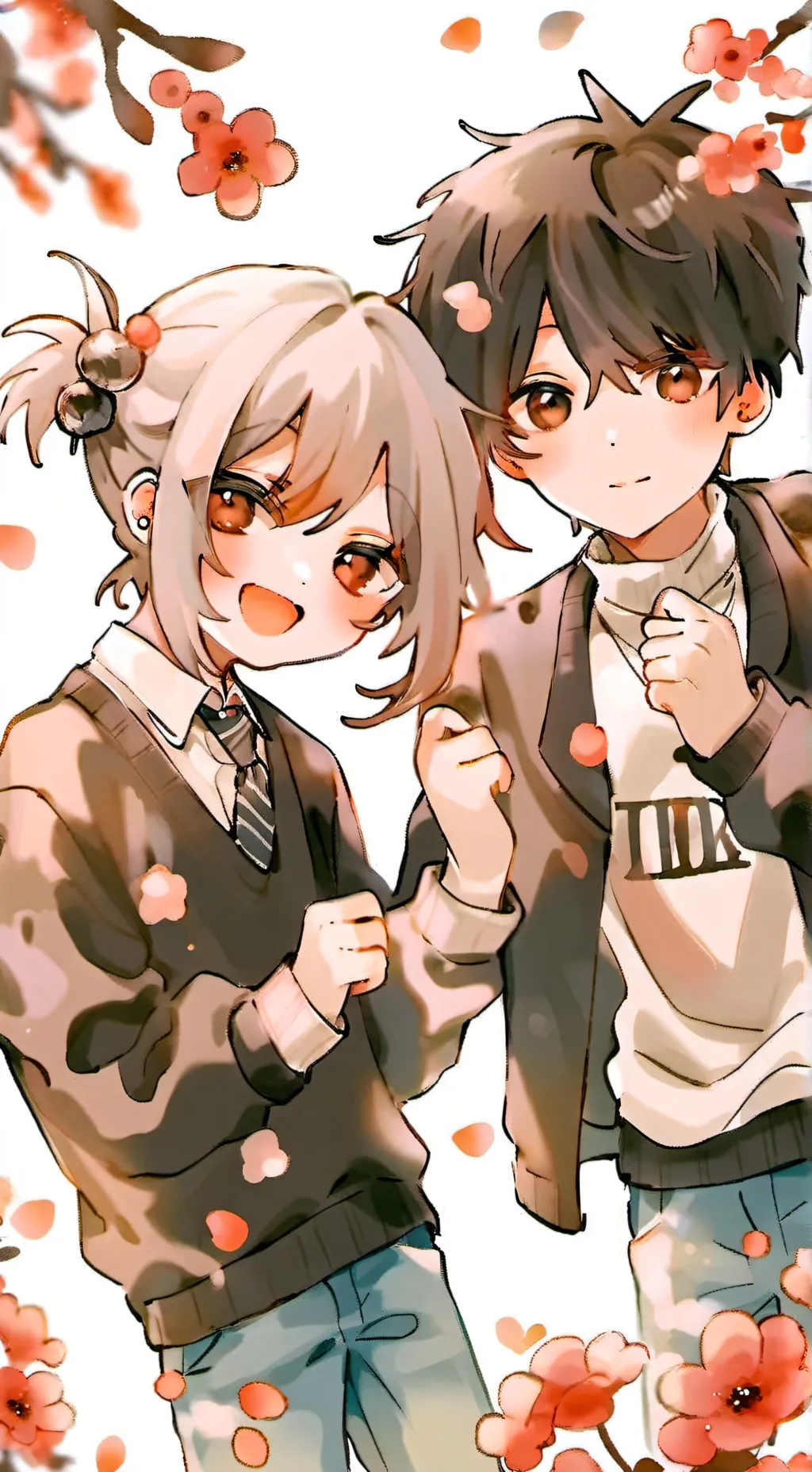 ai character: e-dating couple background