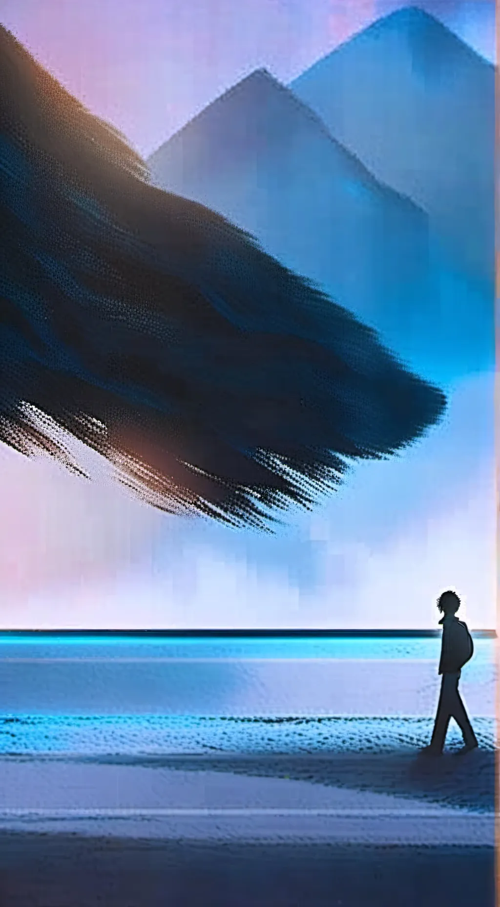 ai character: horror fun background