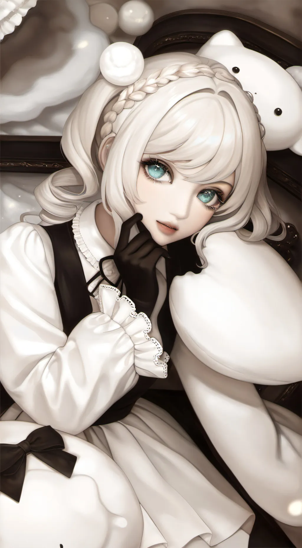 ai character: Tsukki~♡ background