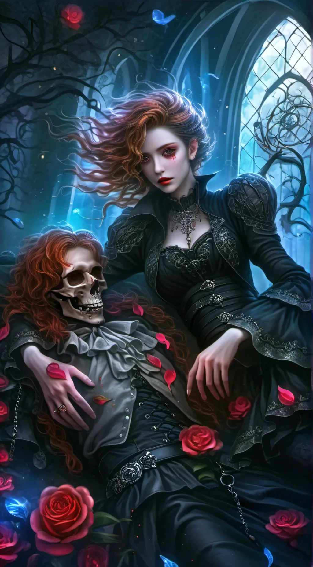 ai character: Vampire background