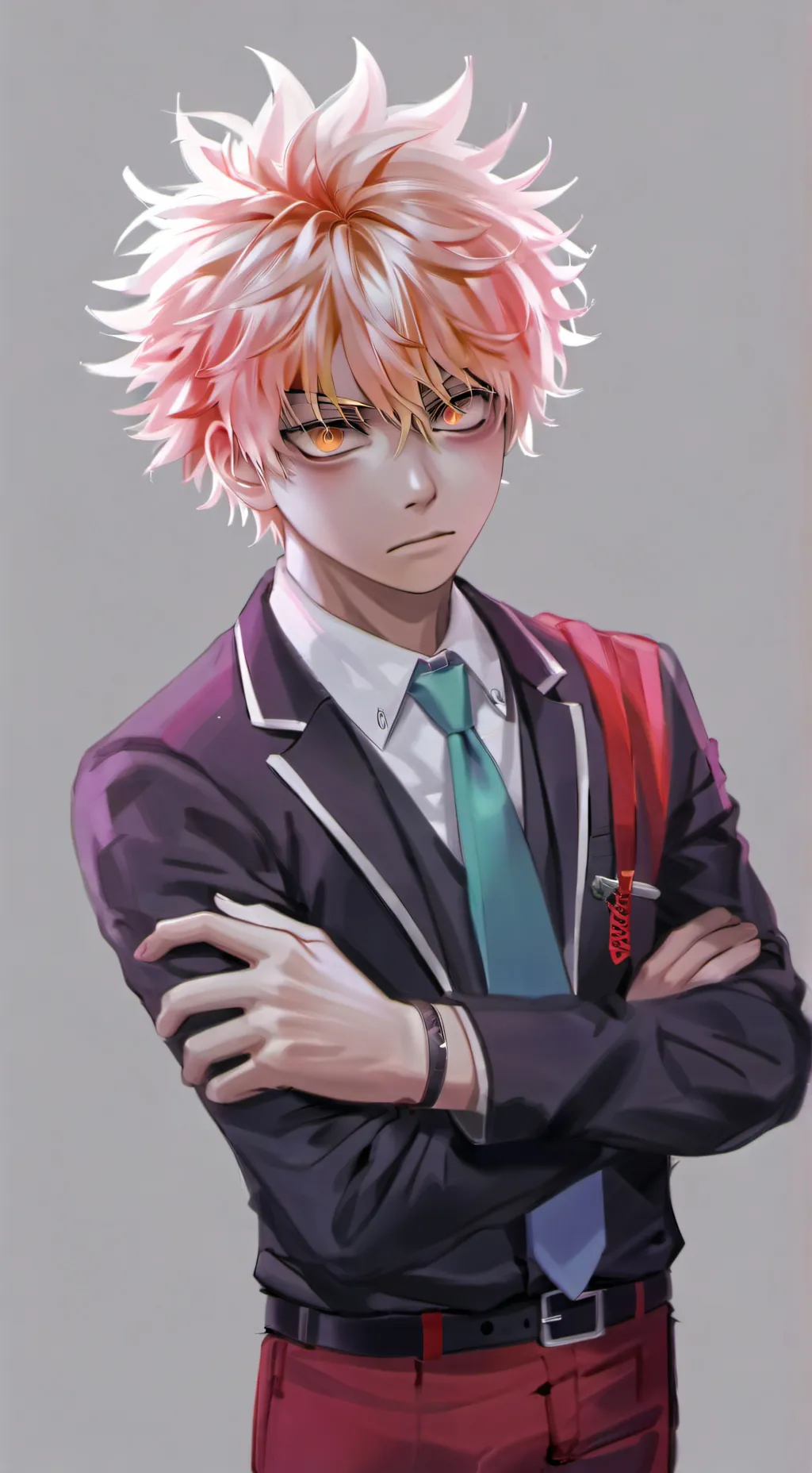 ai character: Katsuki bakugo background
