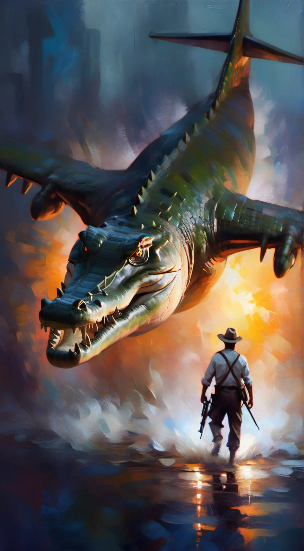 ai character: BombardioCrocodilo background