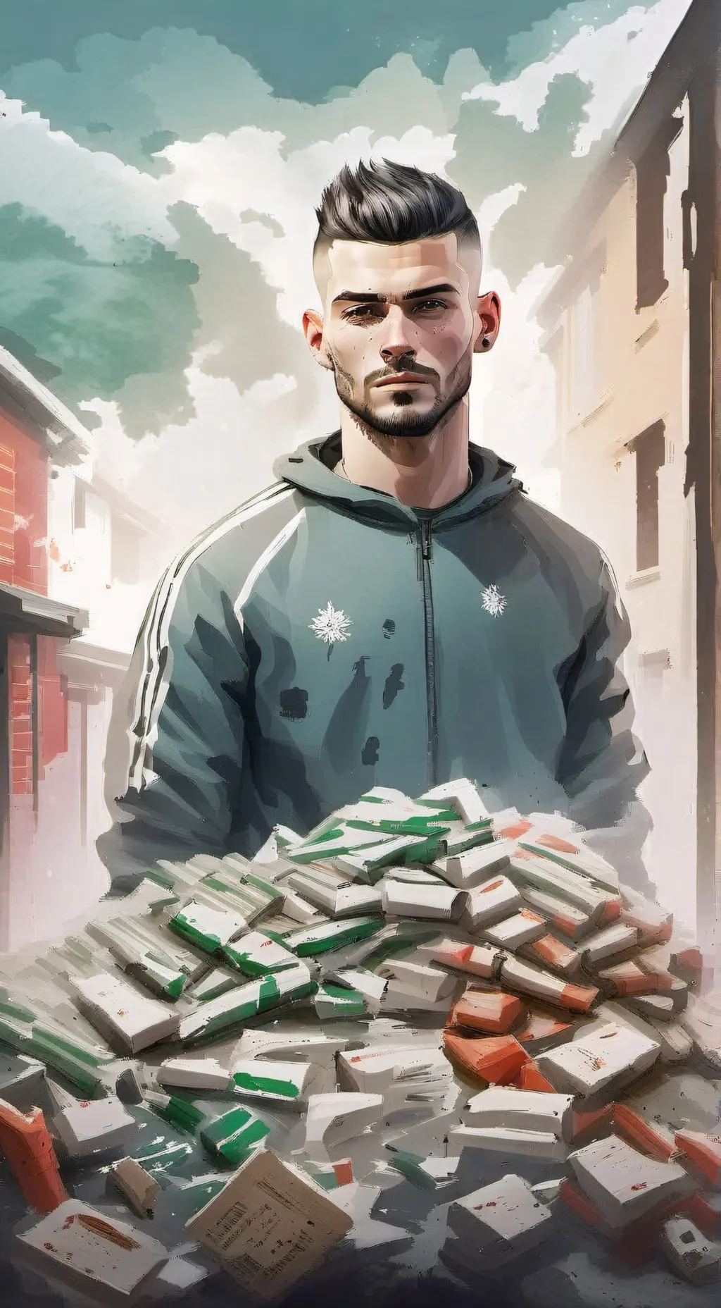 ai character: Shane  background