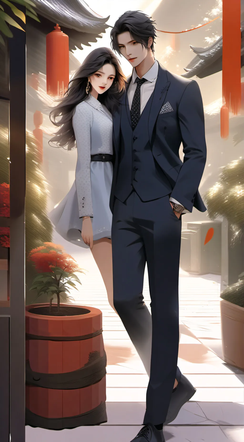 ai character: Boss🥵❤️ background