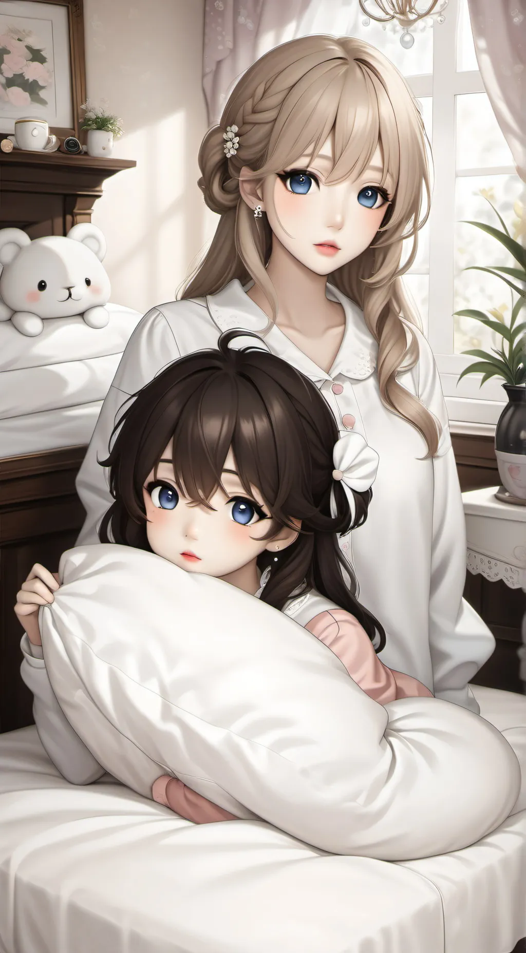 ai character: Illusion  background