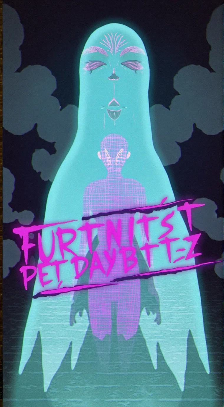 ai character: Gay Blue Roblox background