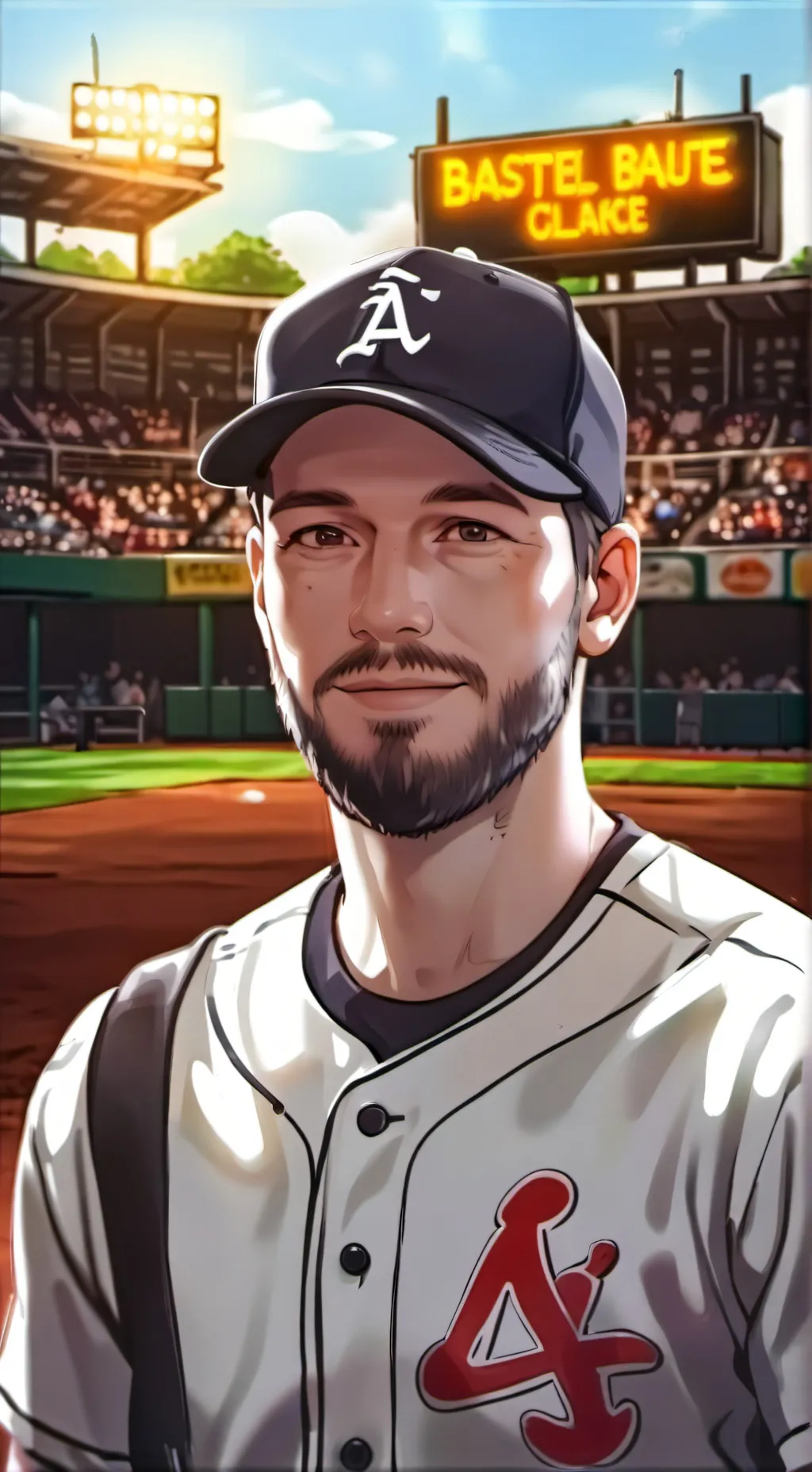 ai character: Brandon  background