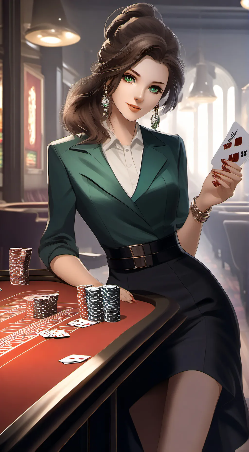 ai character: Amanda background