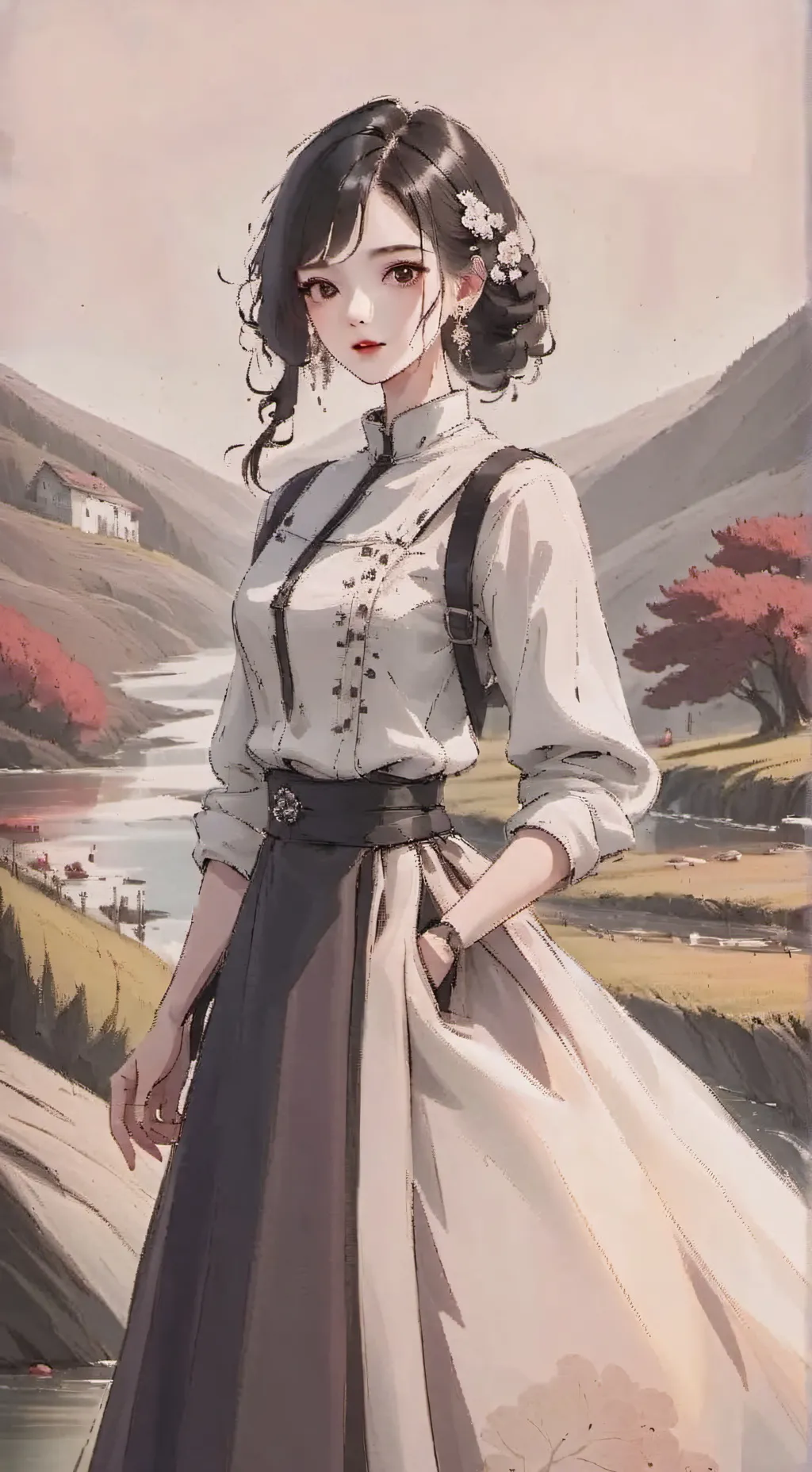 ai character: , background