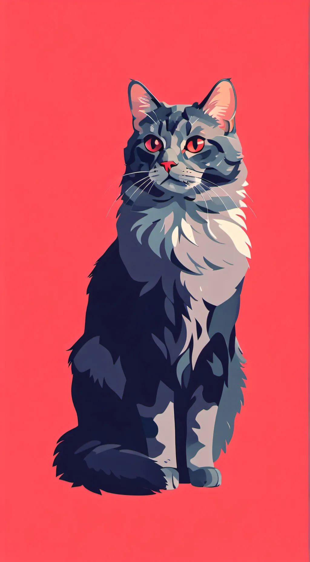 ai character: graystripe background