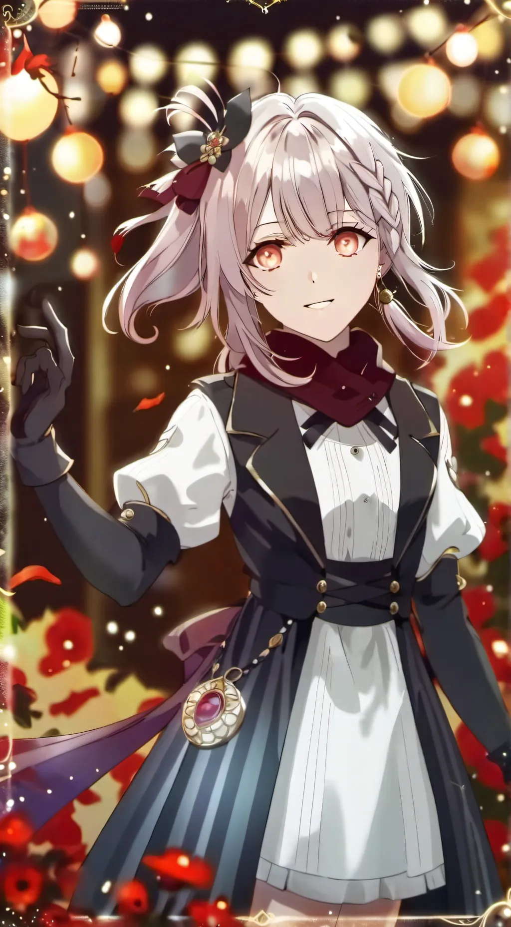 ai character: maple background