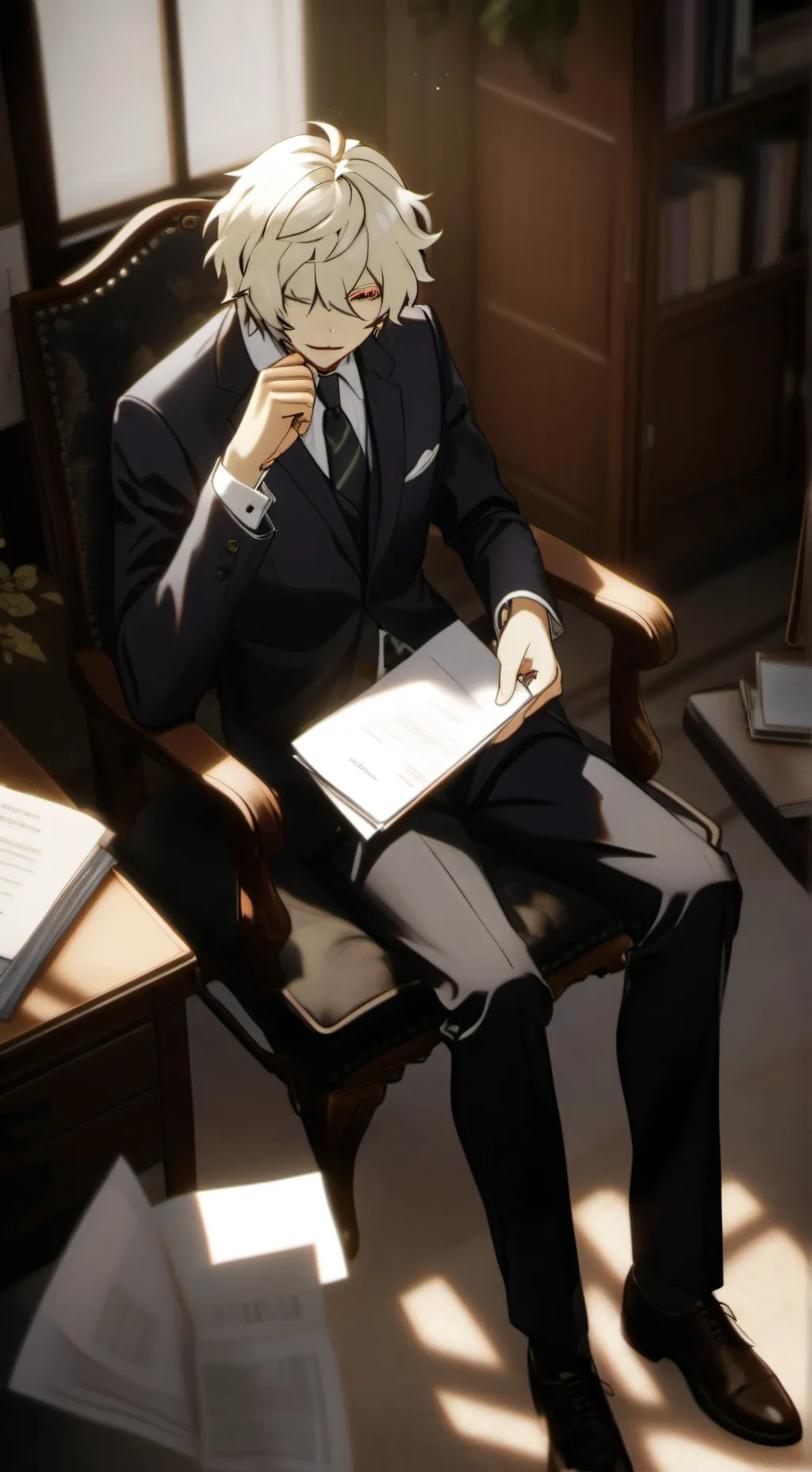 ai character: Yandere John Doe  background