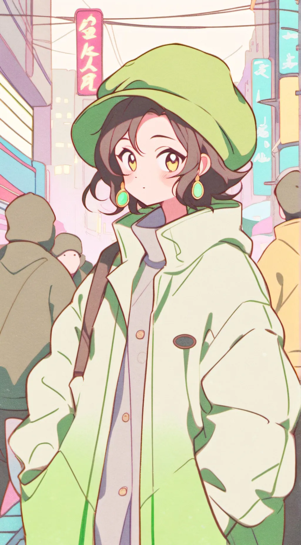 ai character: saint Valentin mha background