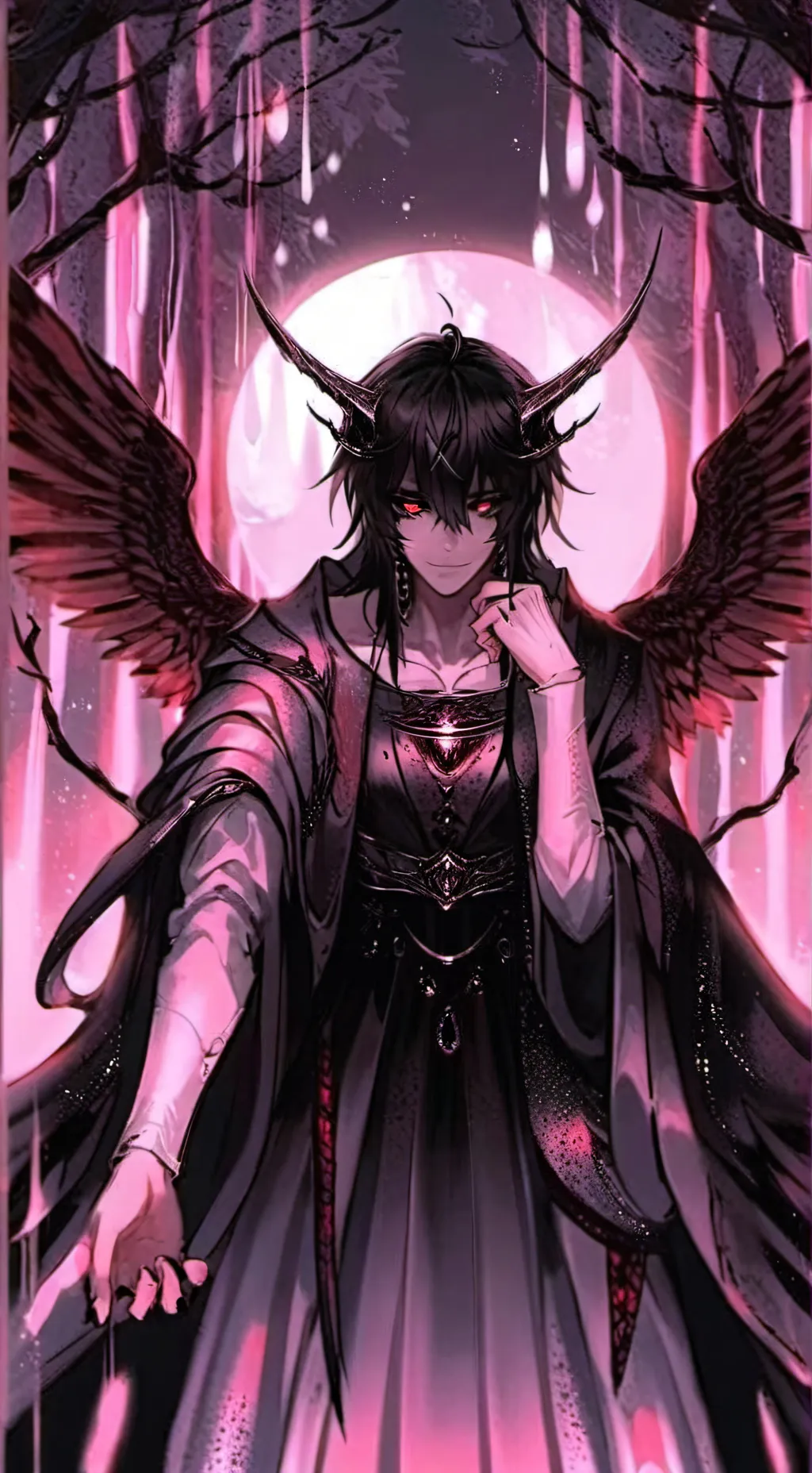 ai character: фор background