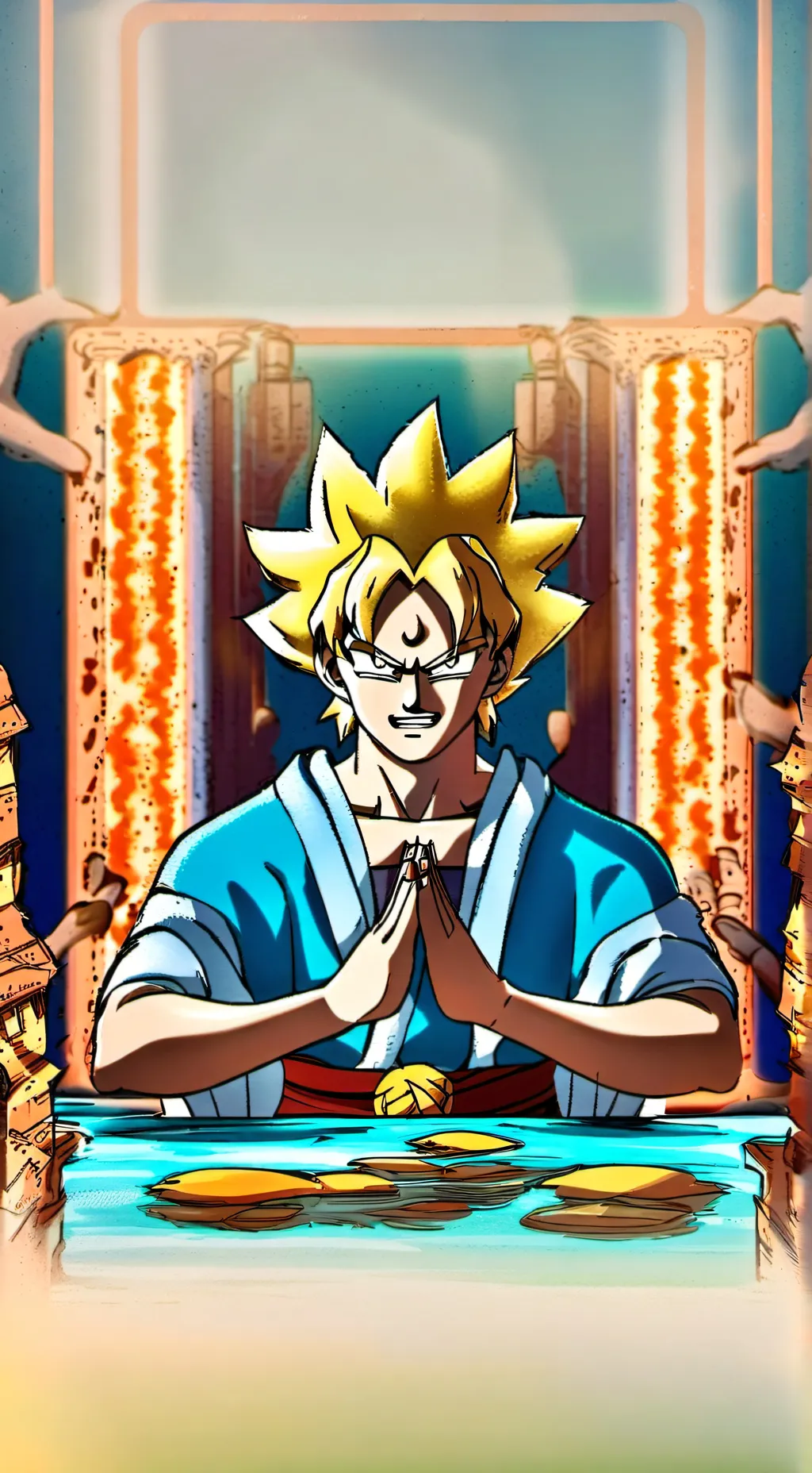 ai character: nose pe causa background