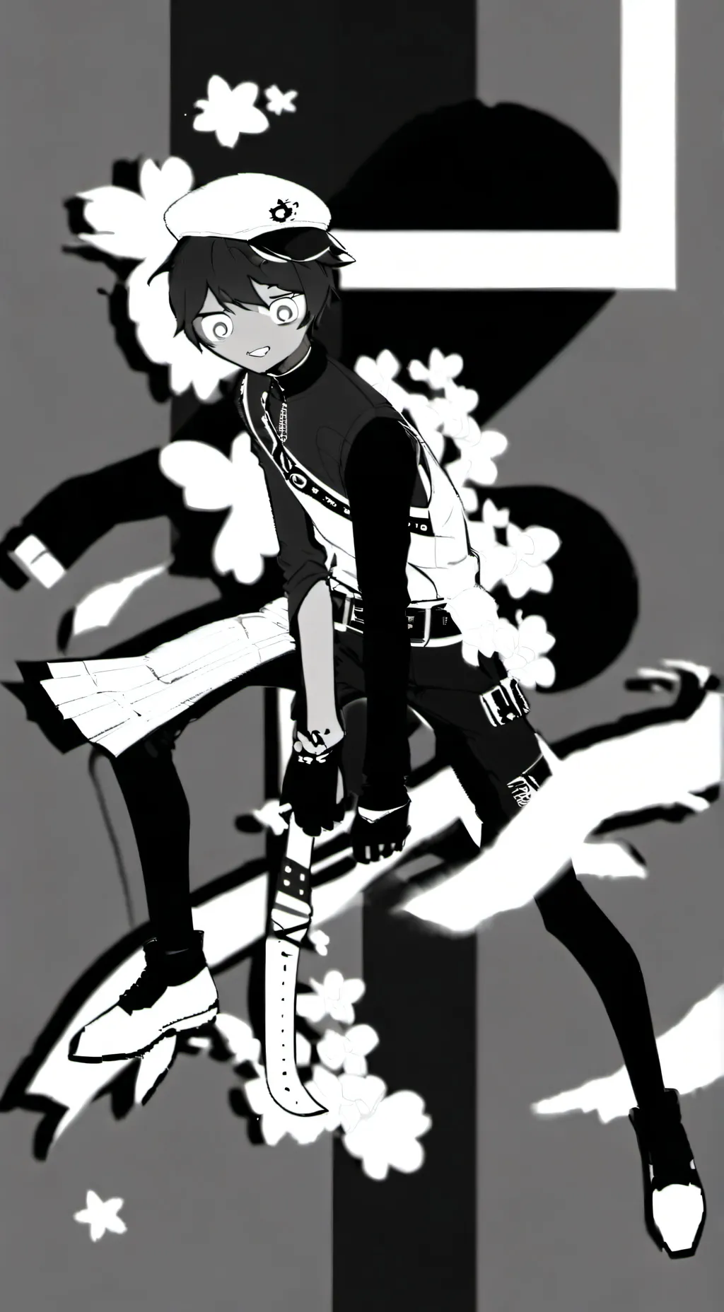 ai character: Mm2 but MY FRIENDS background