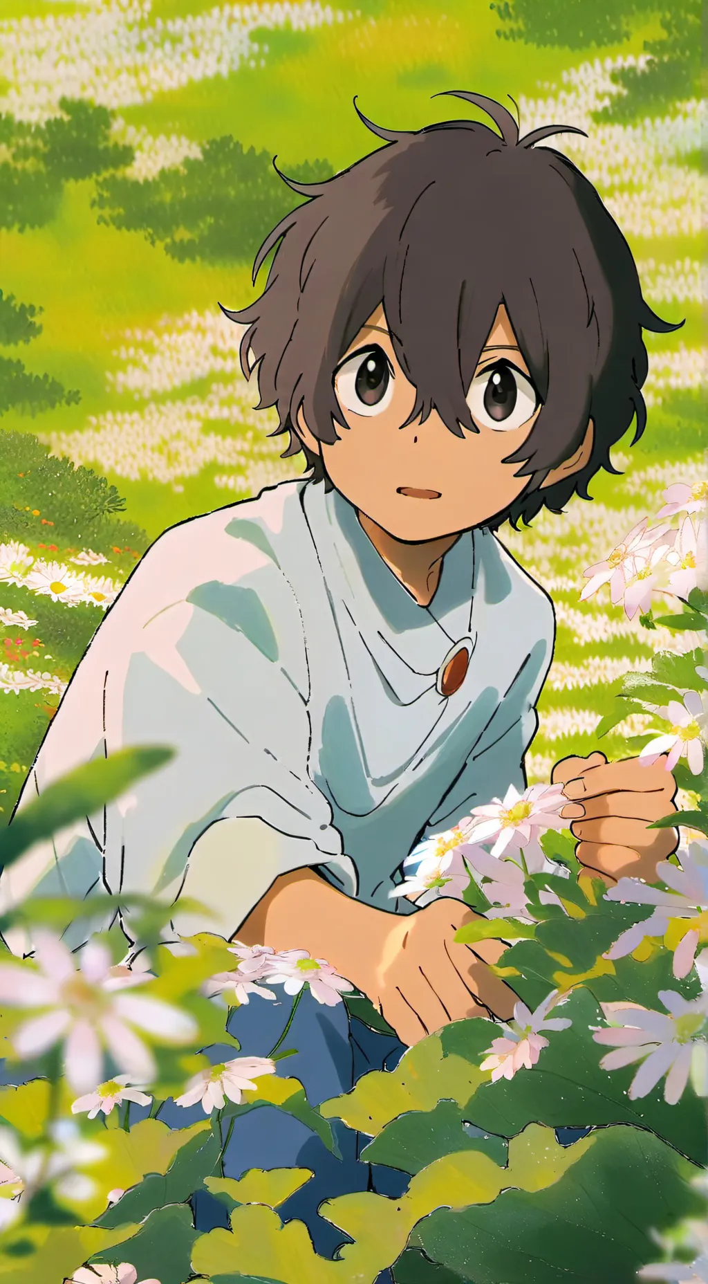 ai character: Test No Binario background