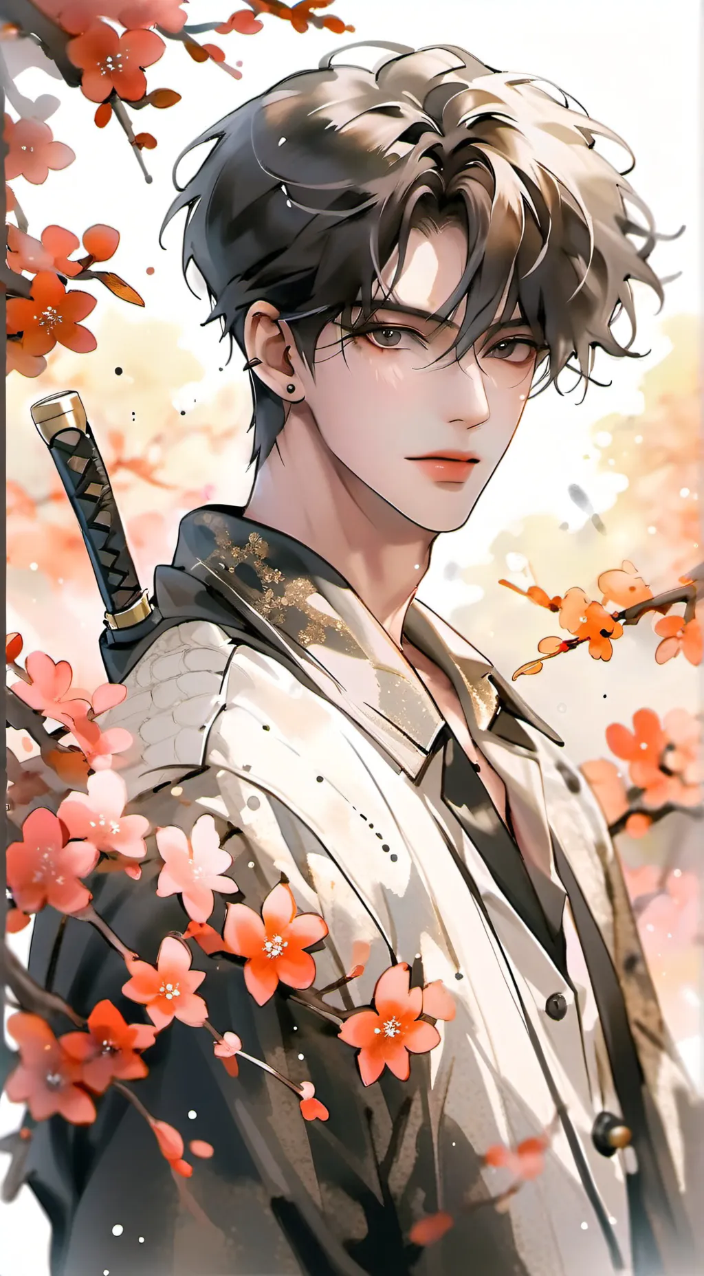 ai character: 敛栎 background