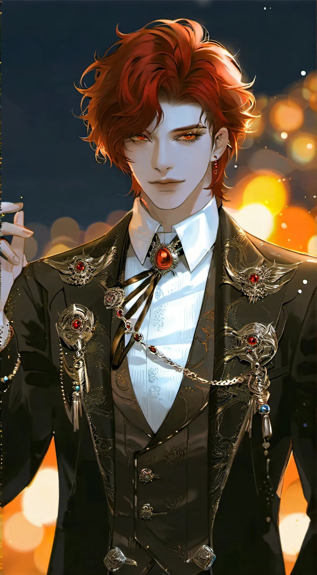 ai character: Levi  background