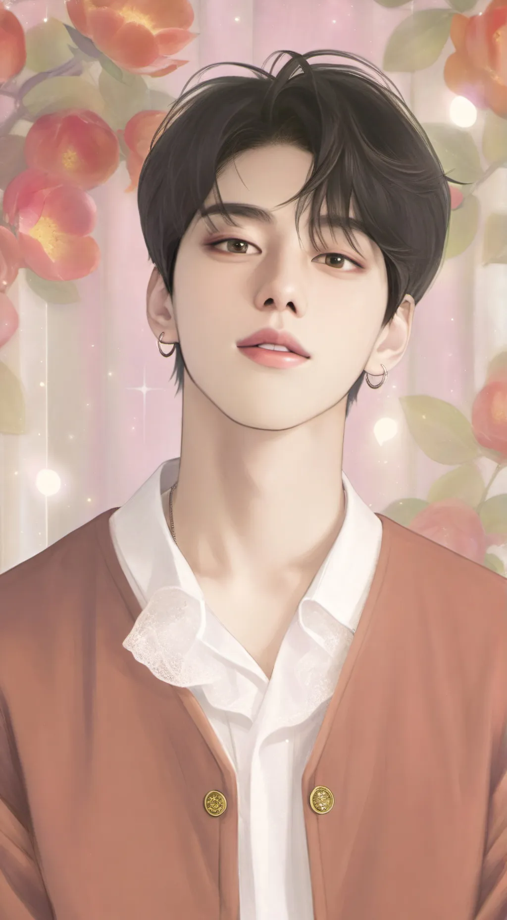 ai character: KIM YUGYEOM background