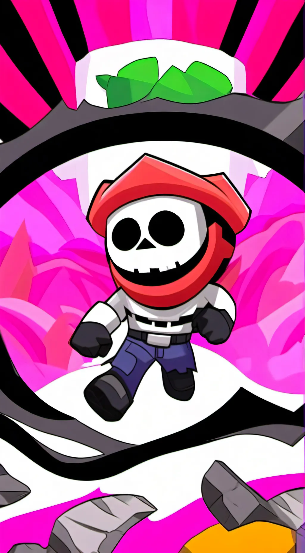 ai character: meeple  background