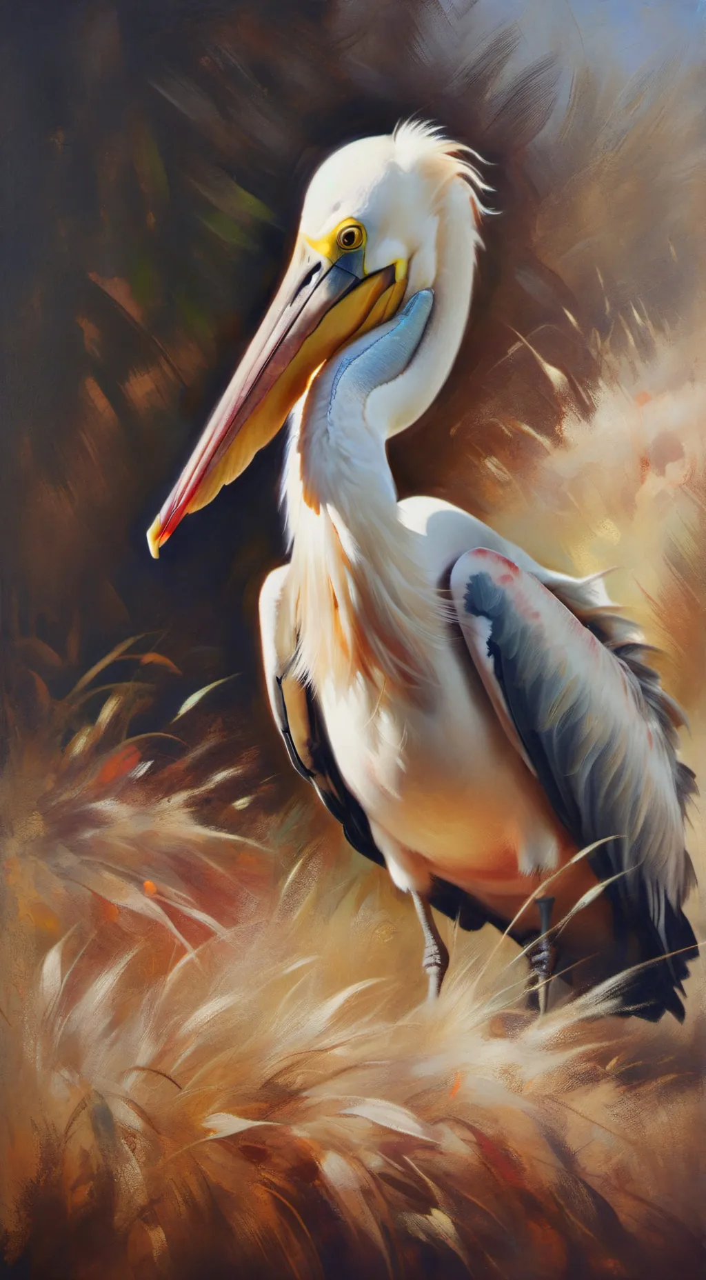 ai character: pelicanger background