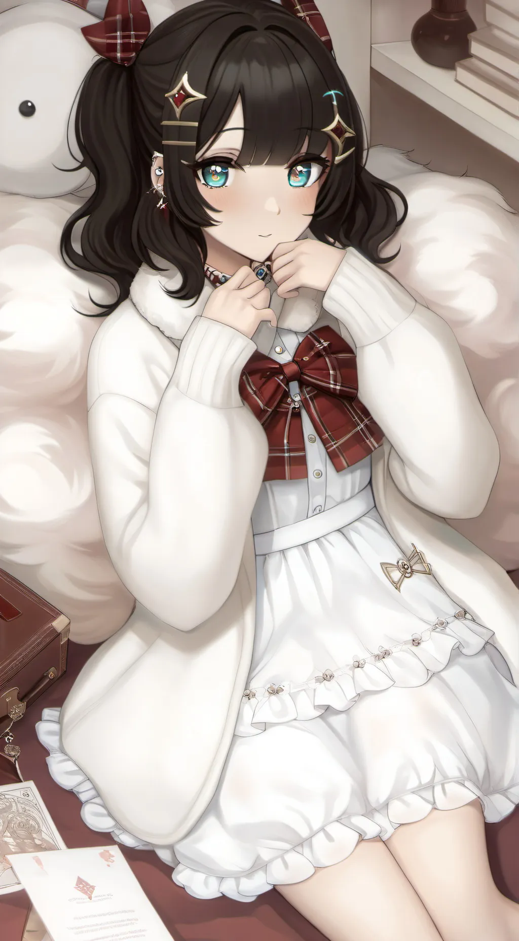 ai character: Lucy  background