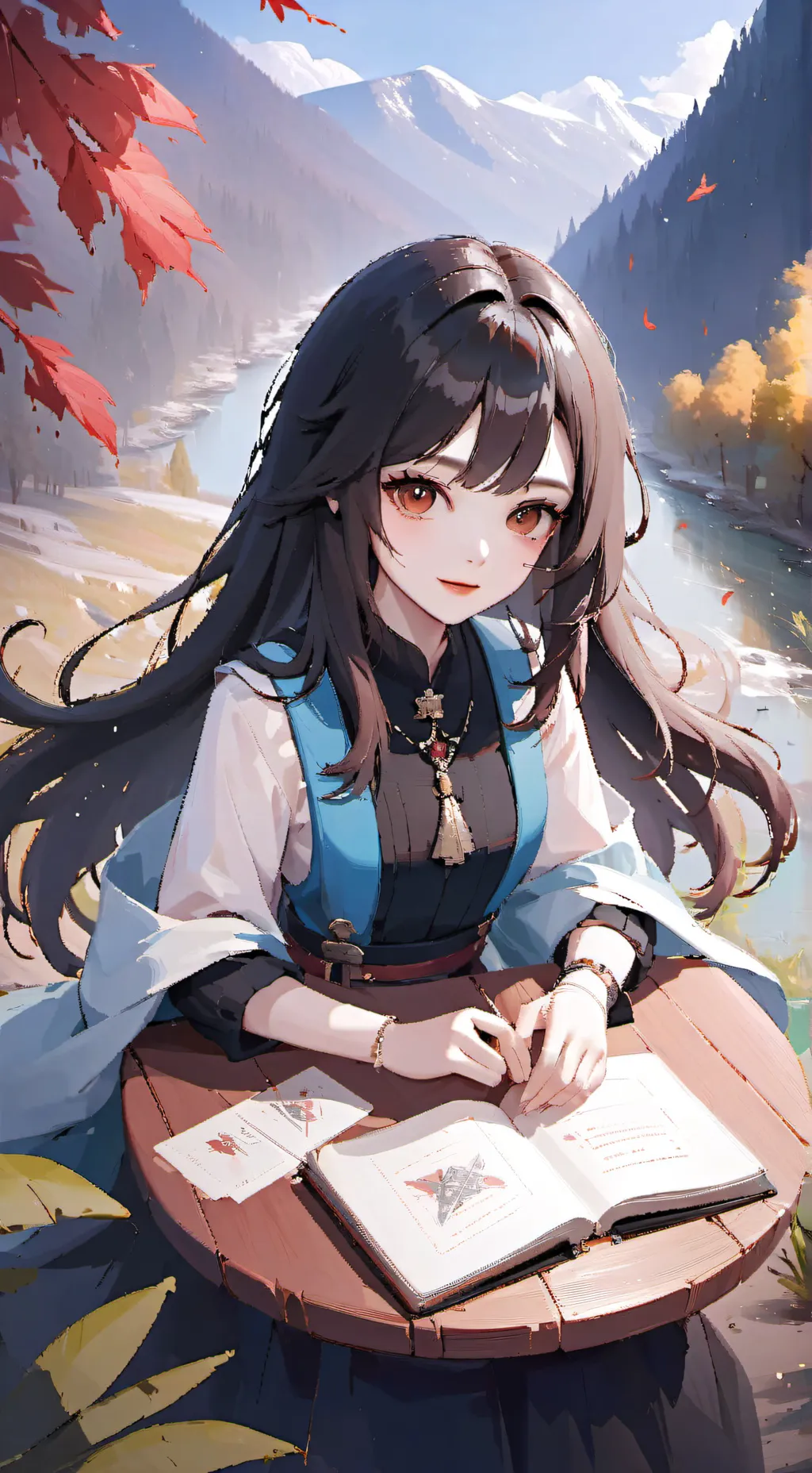 ai character: Zara Larsson 💖  background