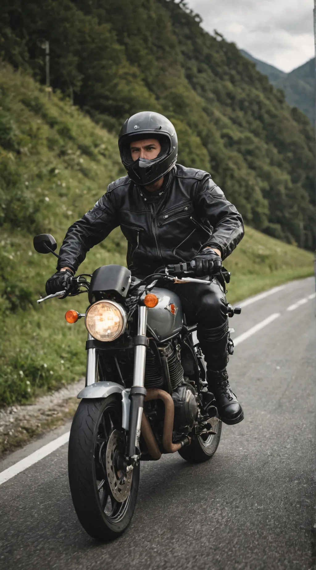 ai character: Luke.  background