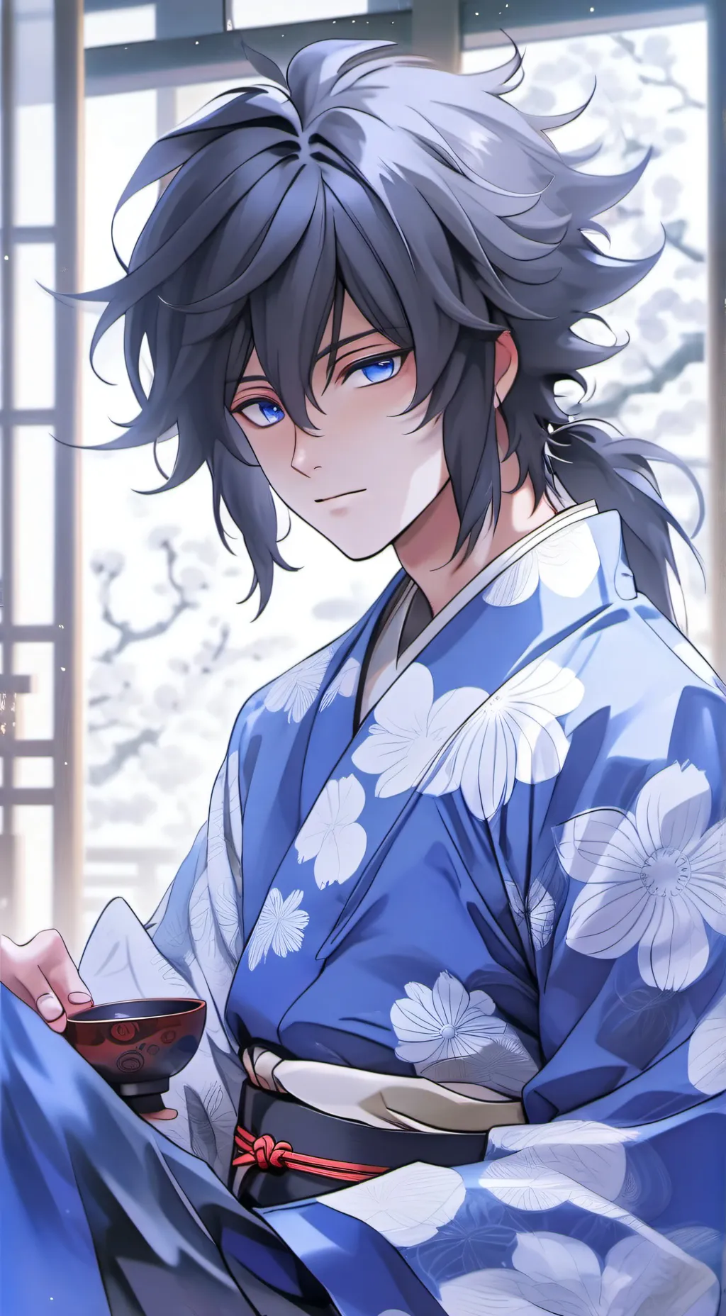 ai character: Giyuu Tomioka background