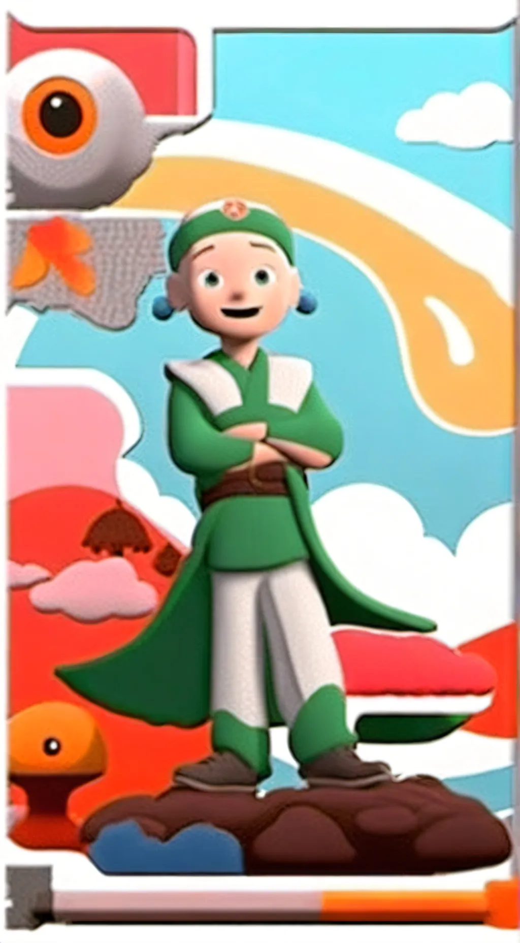 ai character: CAULLU background