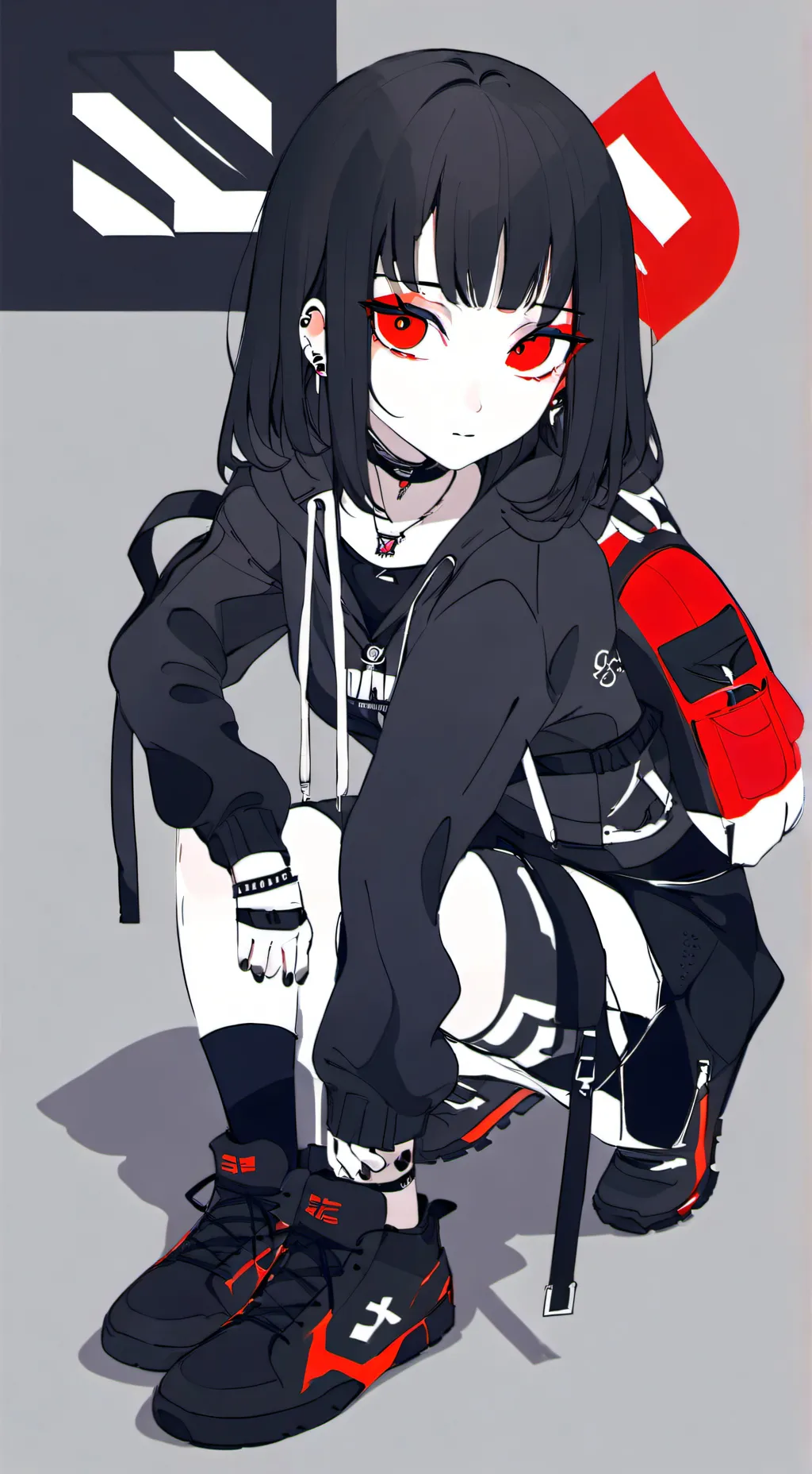 ai character: nuevo oufit tokito background