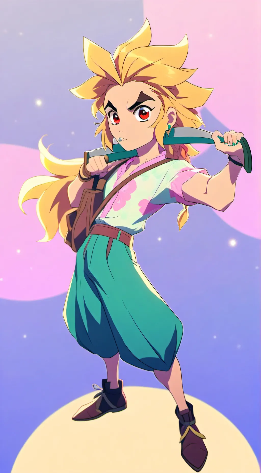 ai character: Rengoku !! 🍩🔥 background