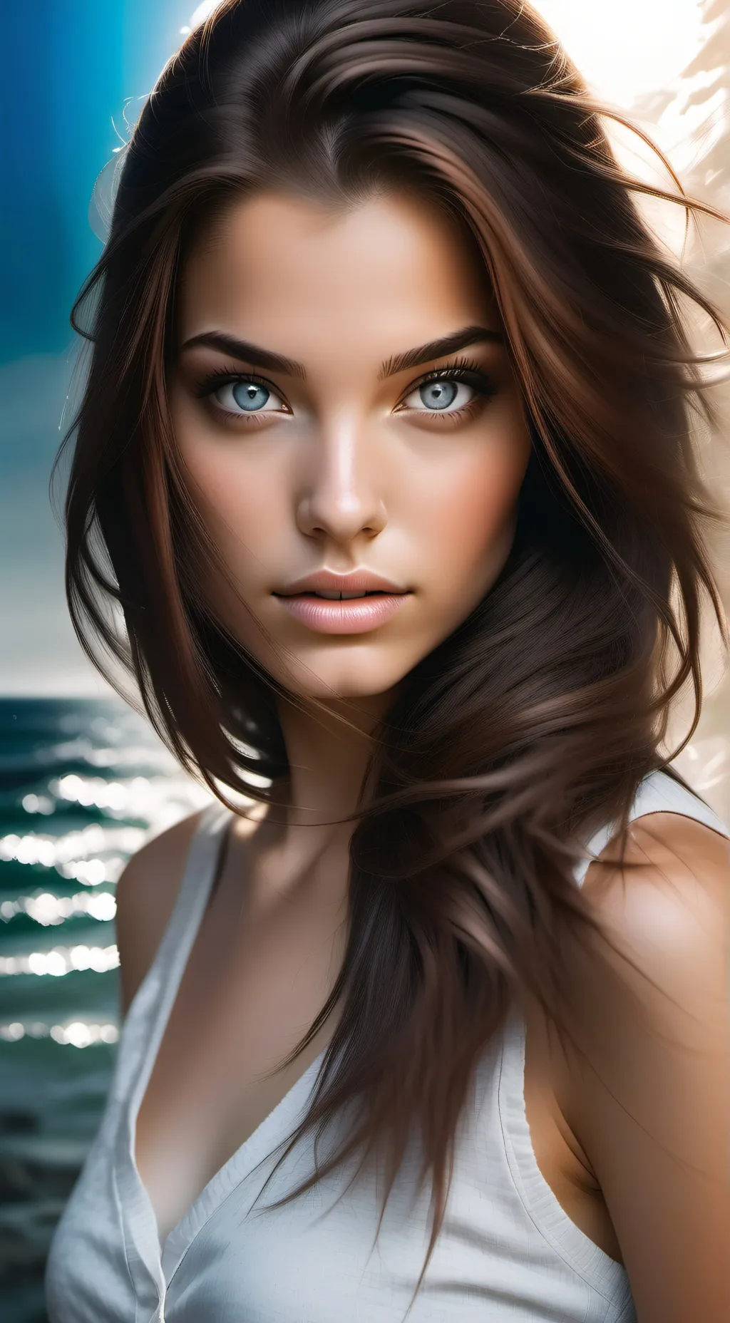 ai character: Ellie Nevaeh background