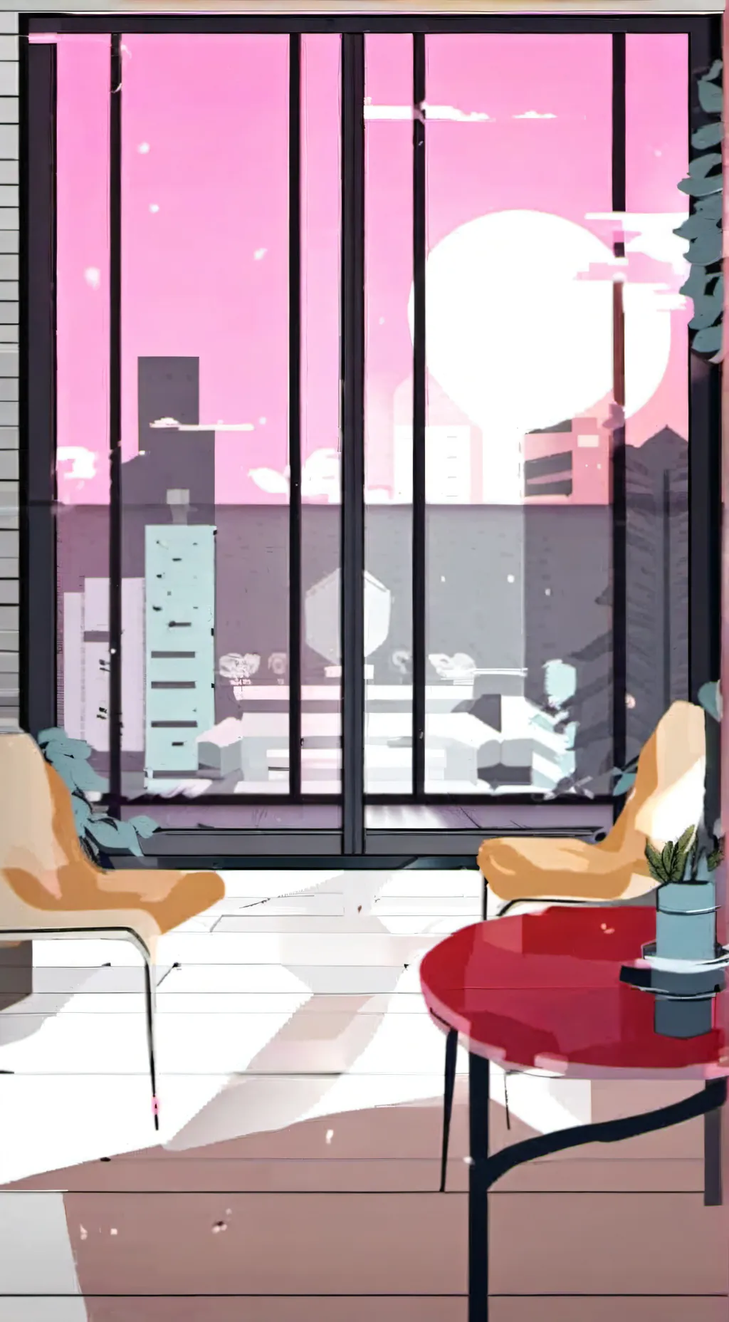 ai character: nb + dw?! background