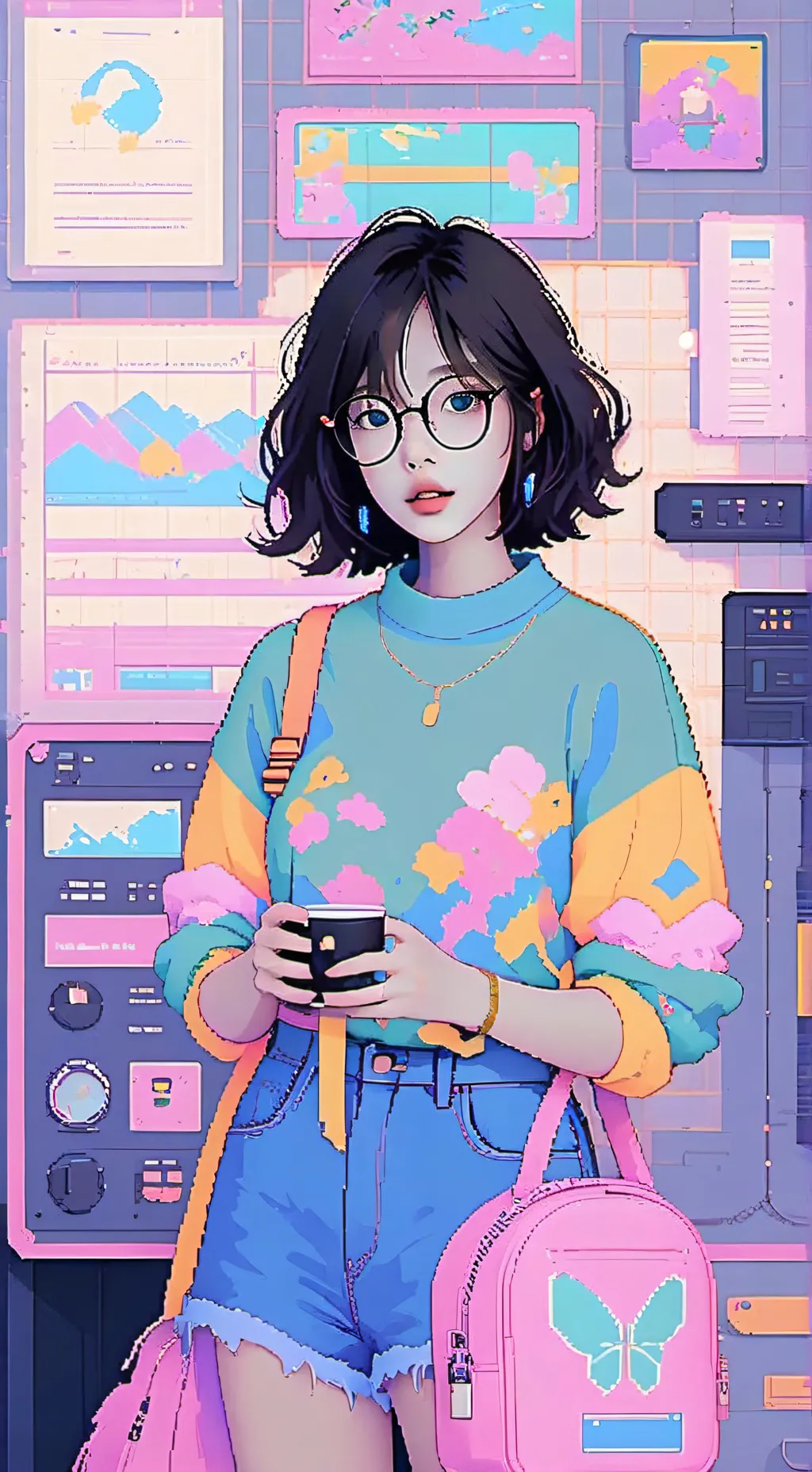 ai character: Fernanda  background