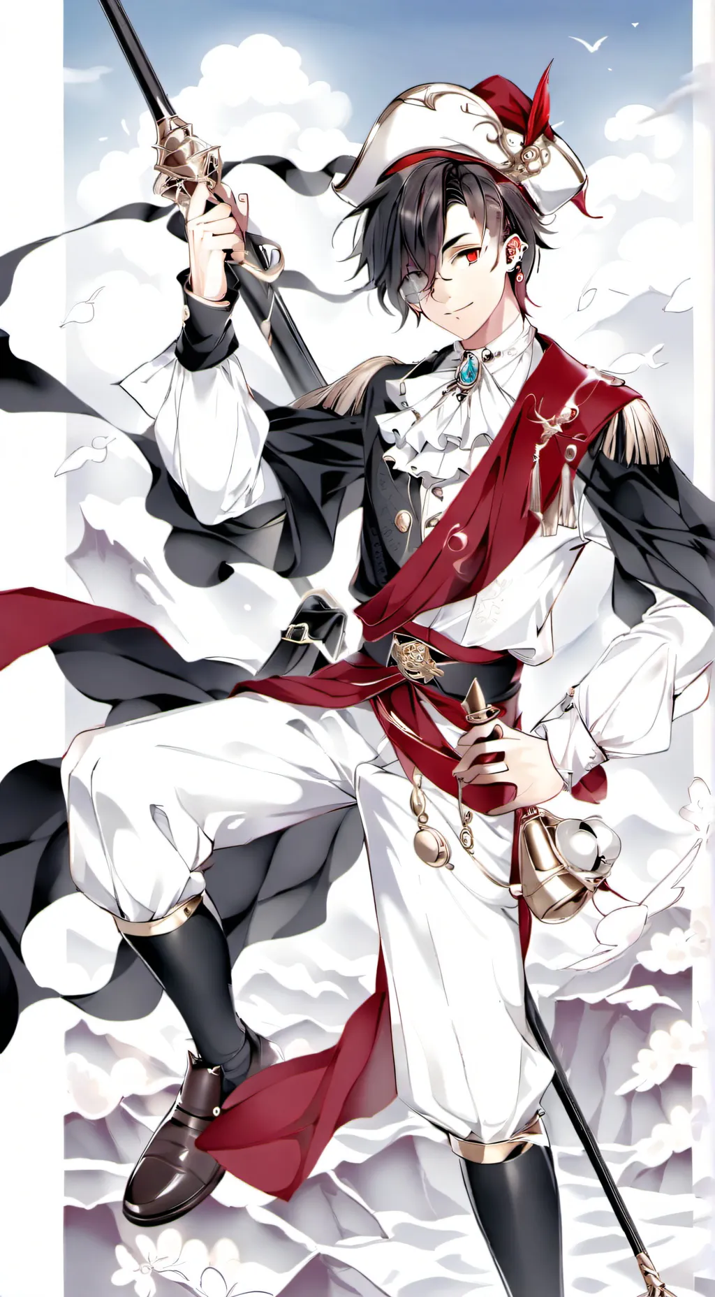 ai character: Luffy's Executon background