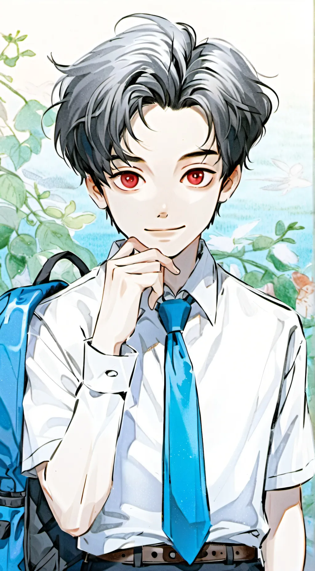 ai character: 🌺Bigmouth🌹 background