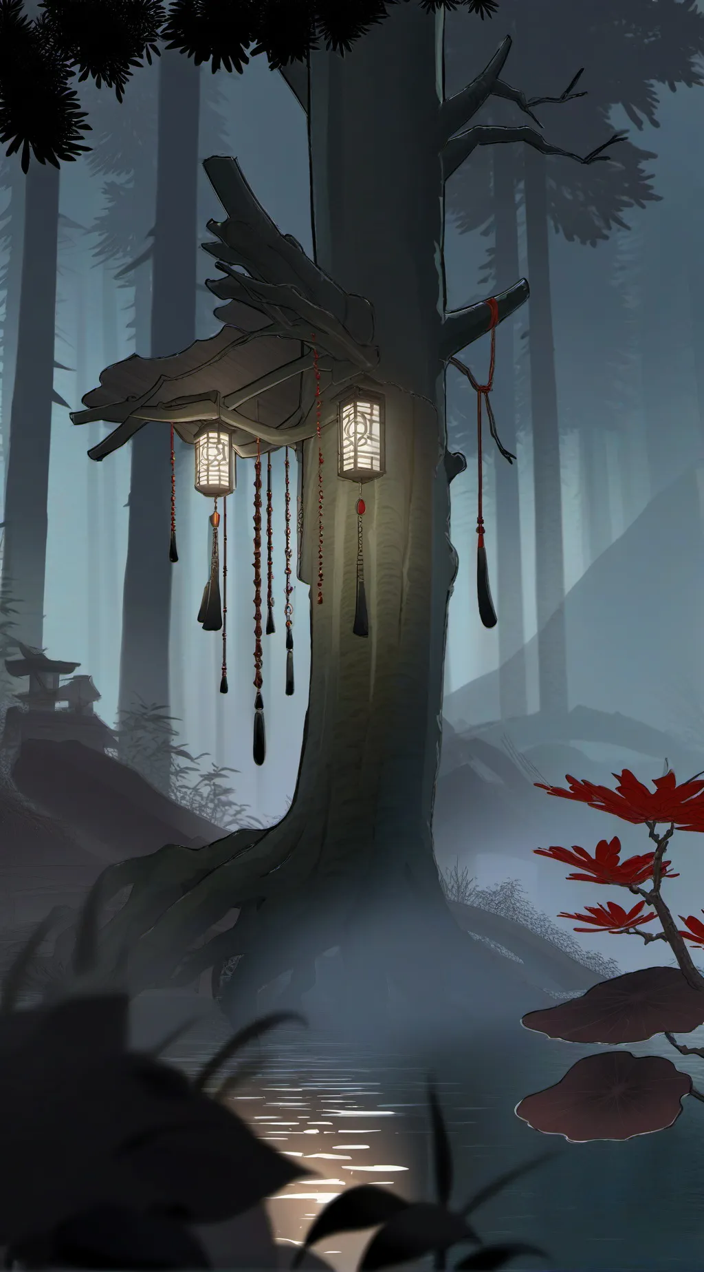 ai character: Demon slayerr  background