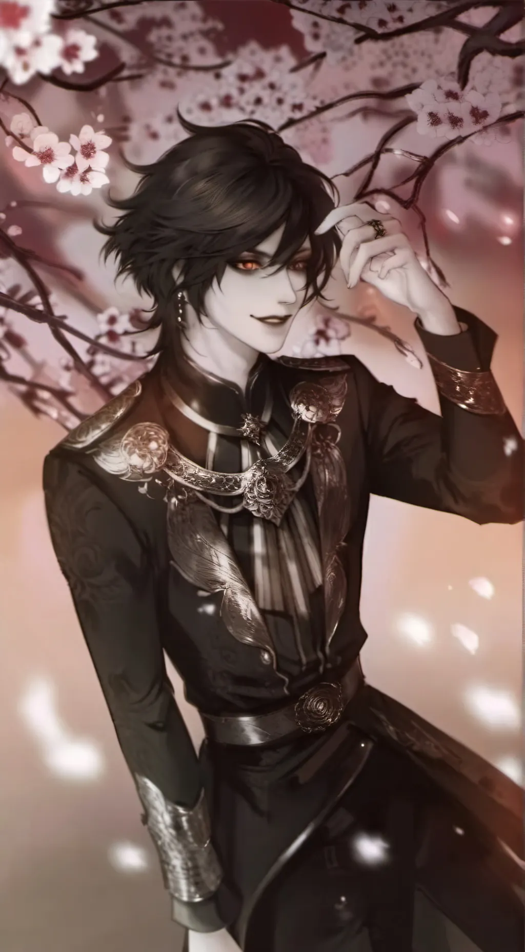 ai character: laughing Jack 🖤🤍 background