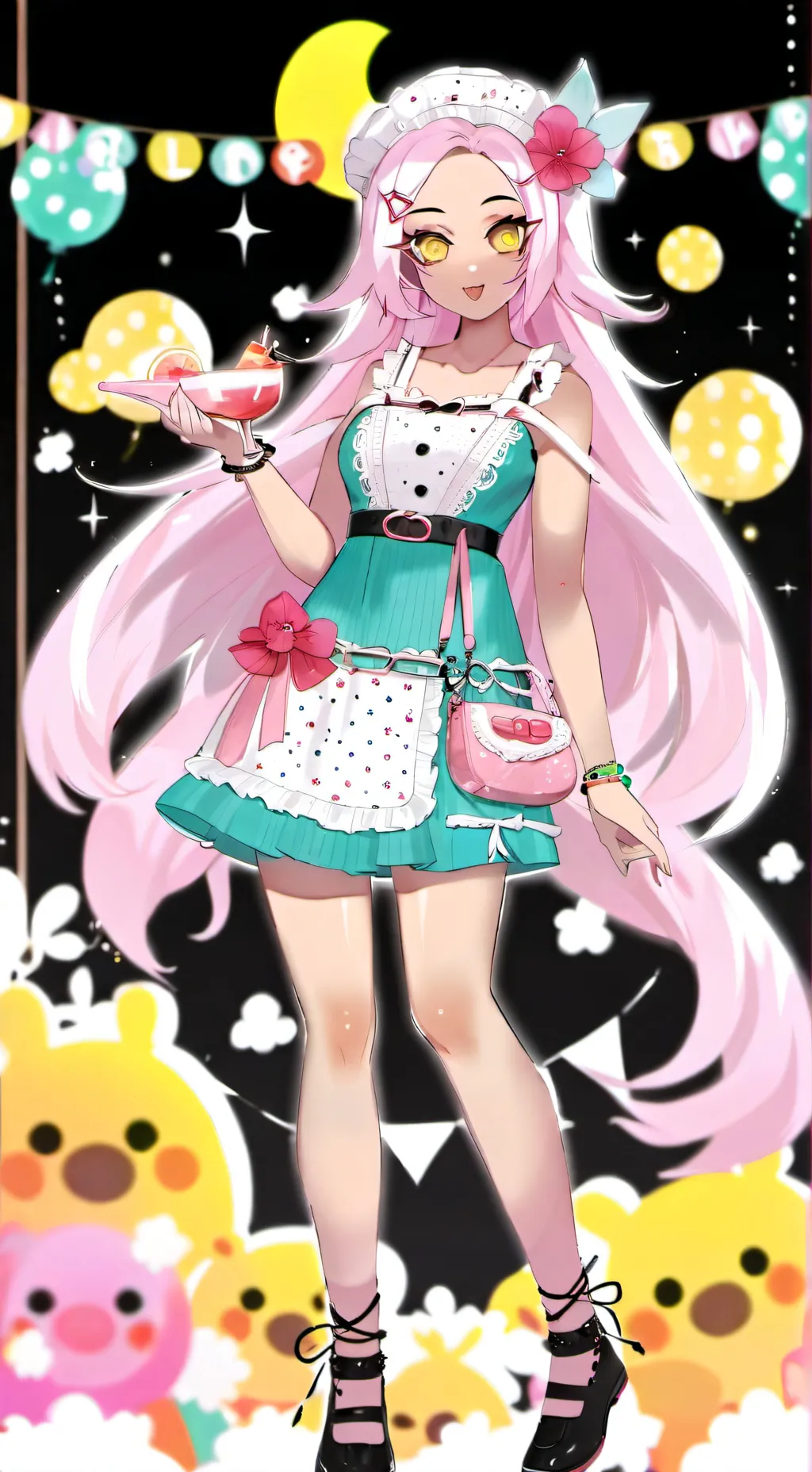 ai character: ɱαʅαι background