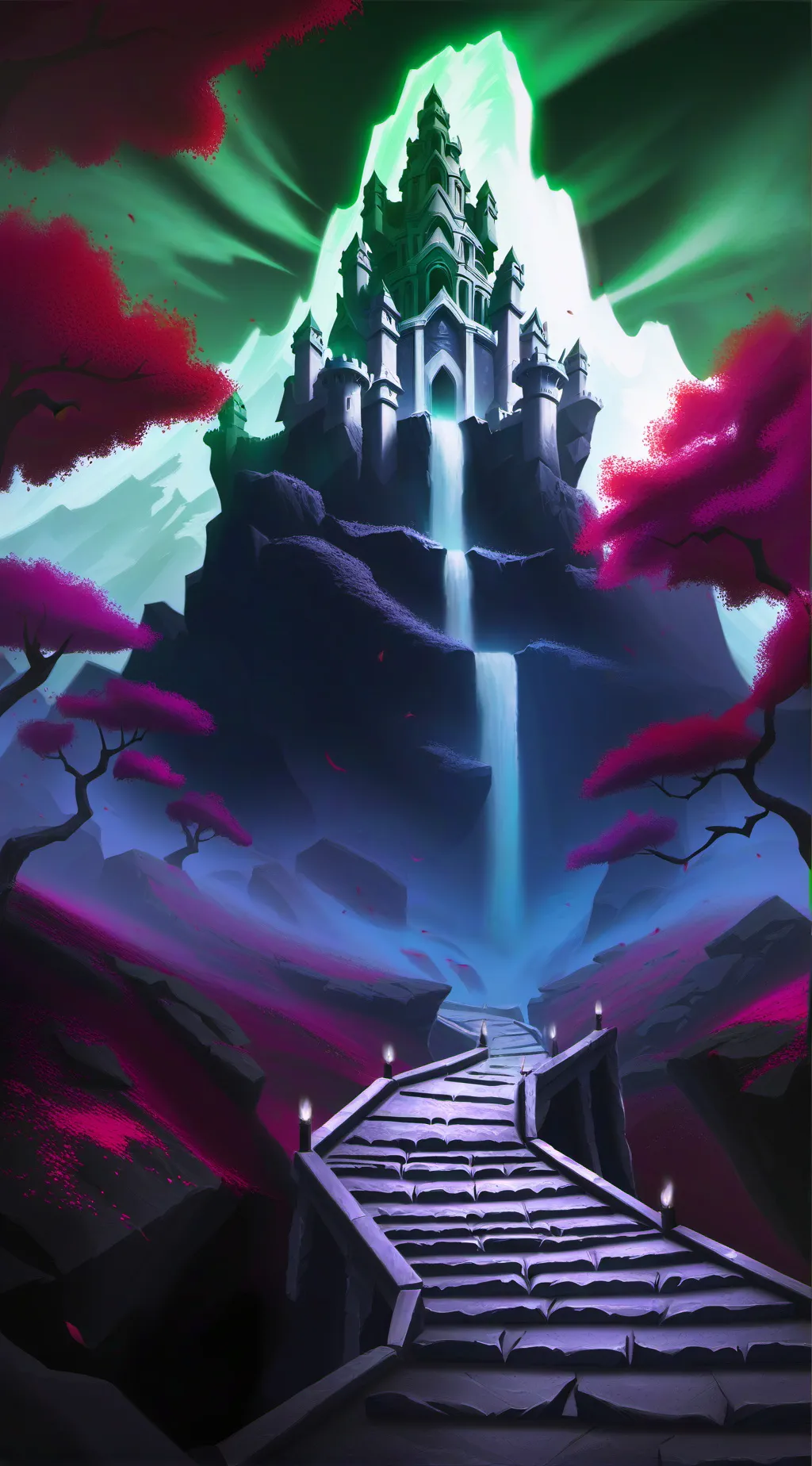 ai character: gravelord castle background