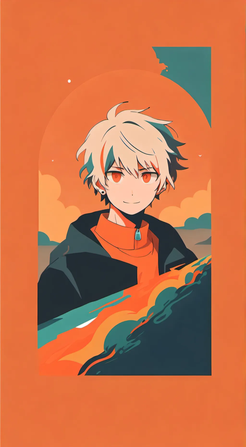 ai character: im firs talkie  background