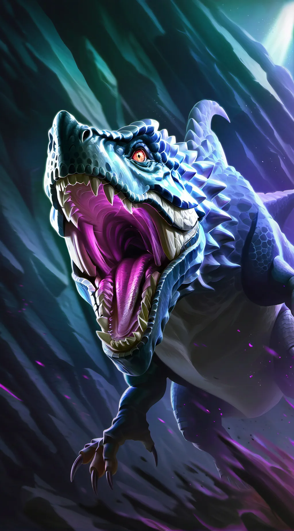 ai character: Tyrannosaurus background